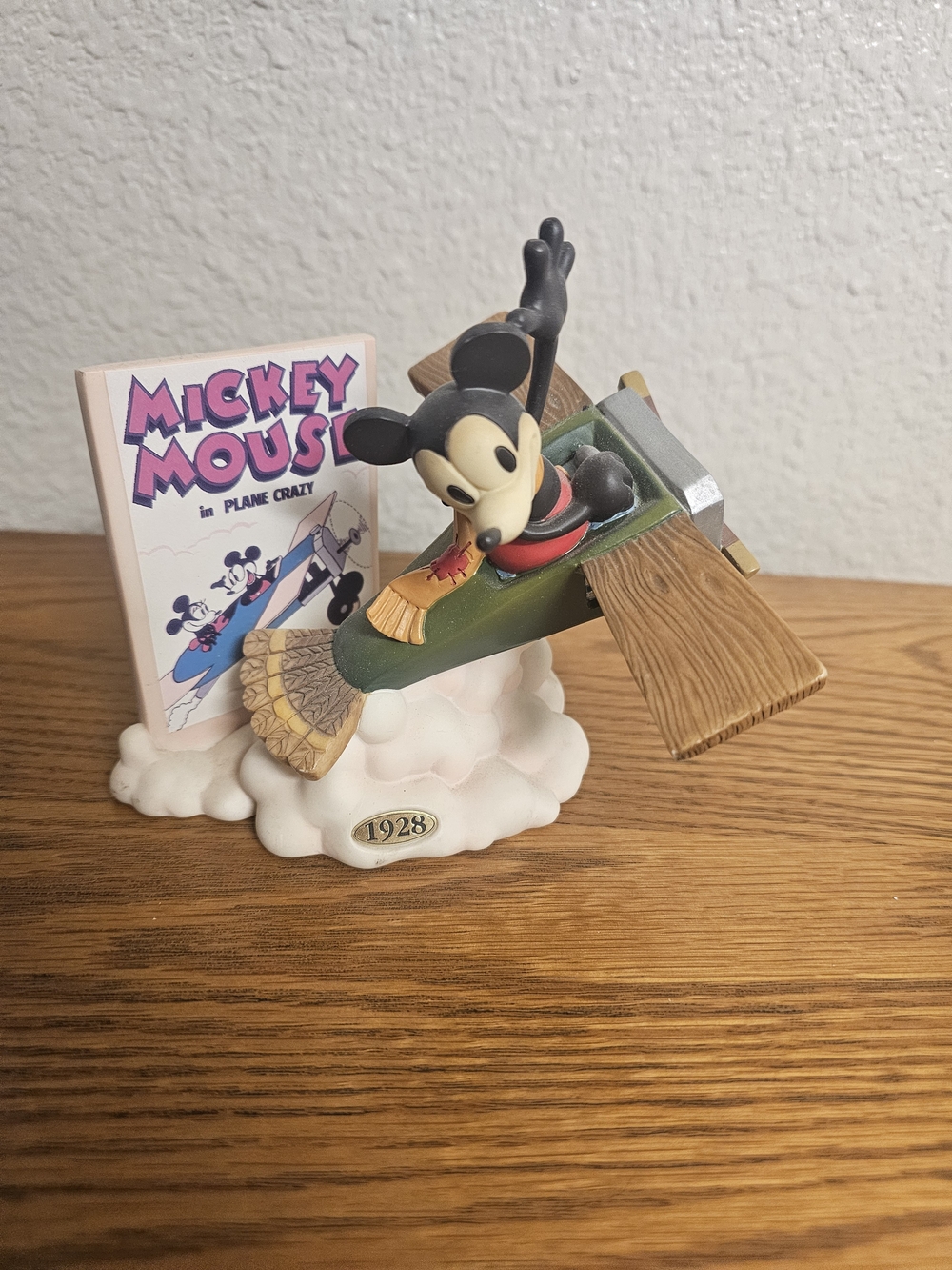 Disney Best of Mickey Collection "Plane Crazy, 1928" Limited Edition Figurine